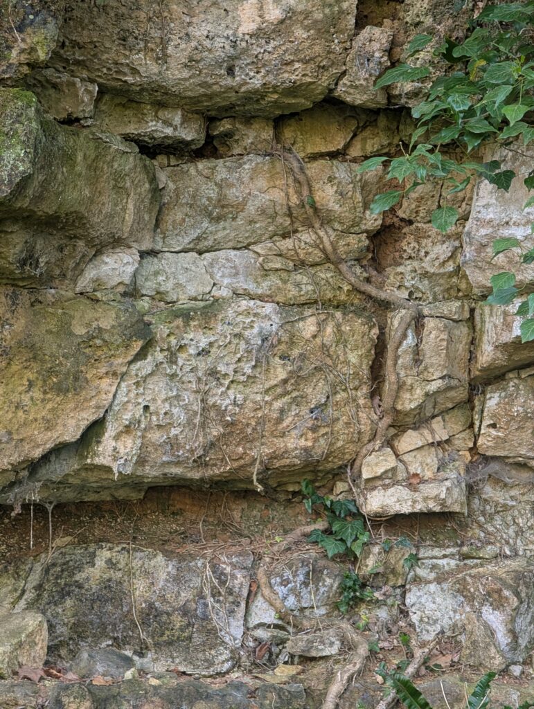 Colas Mornet architecte — fragment - carrière, strates